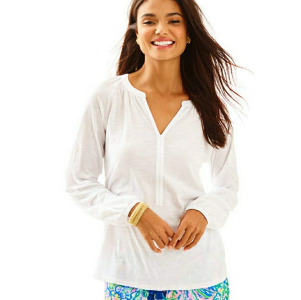 NWT Lilly Pulitzer Resort White Meg top